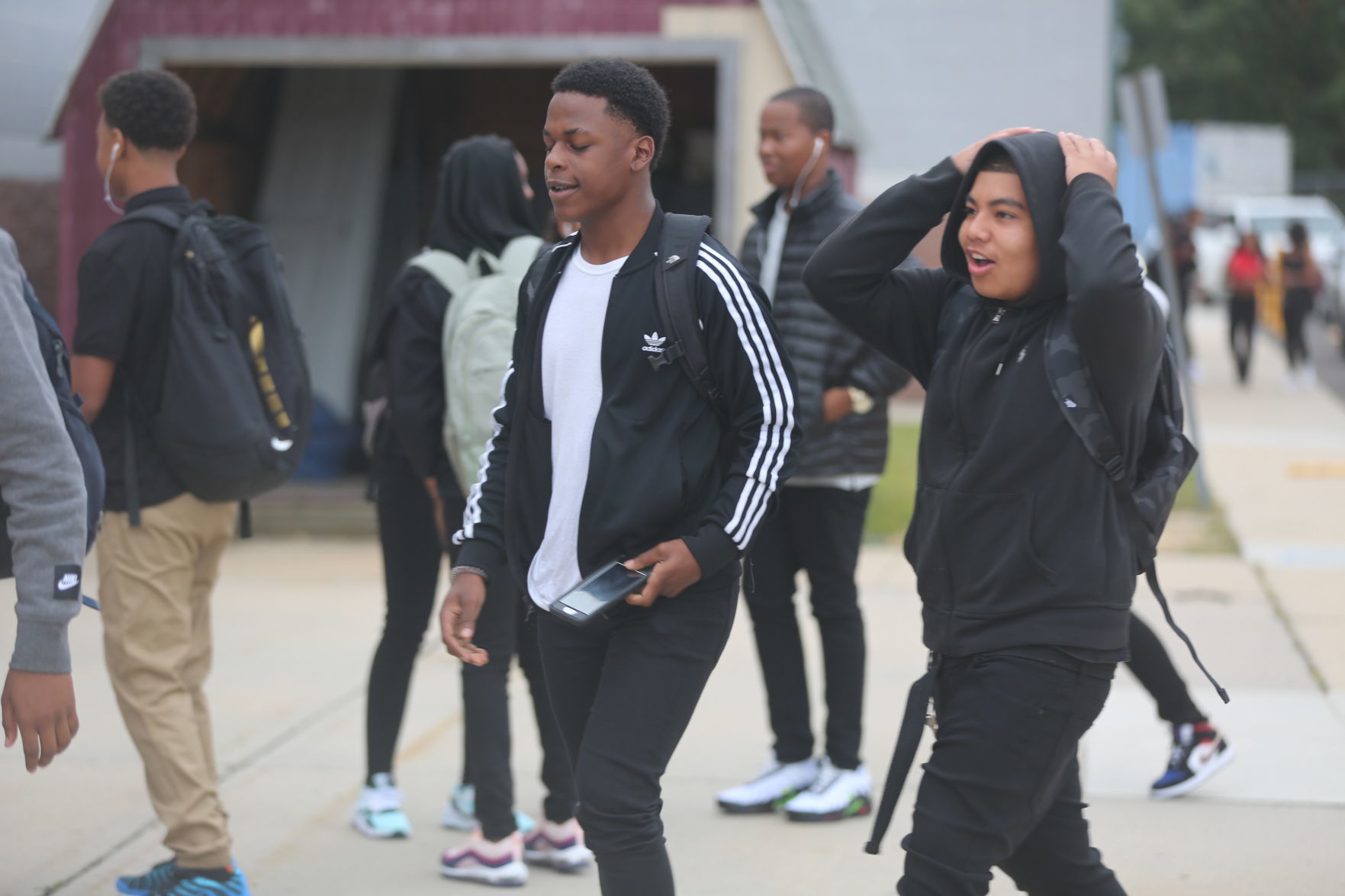 First Day at Pleasantville High School
